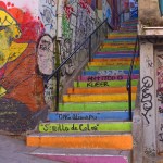 Some of many stairs in Valparaíso