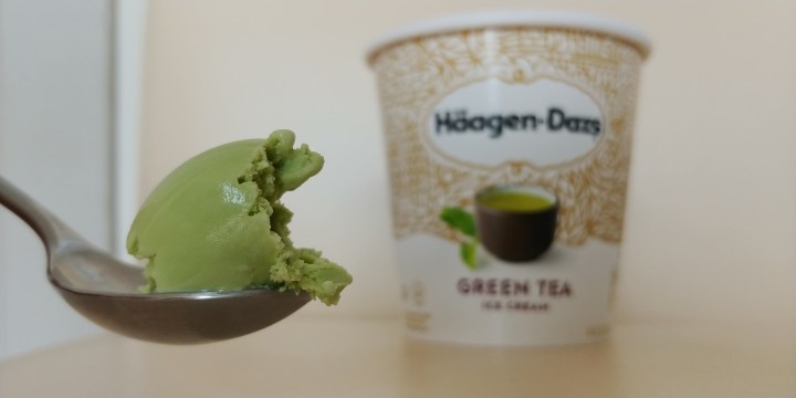 Häagen-Dazs green tea ice cream